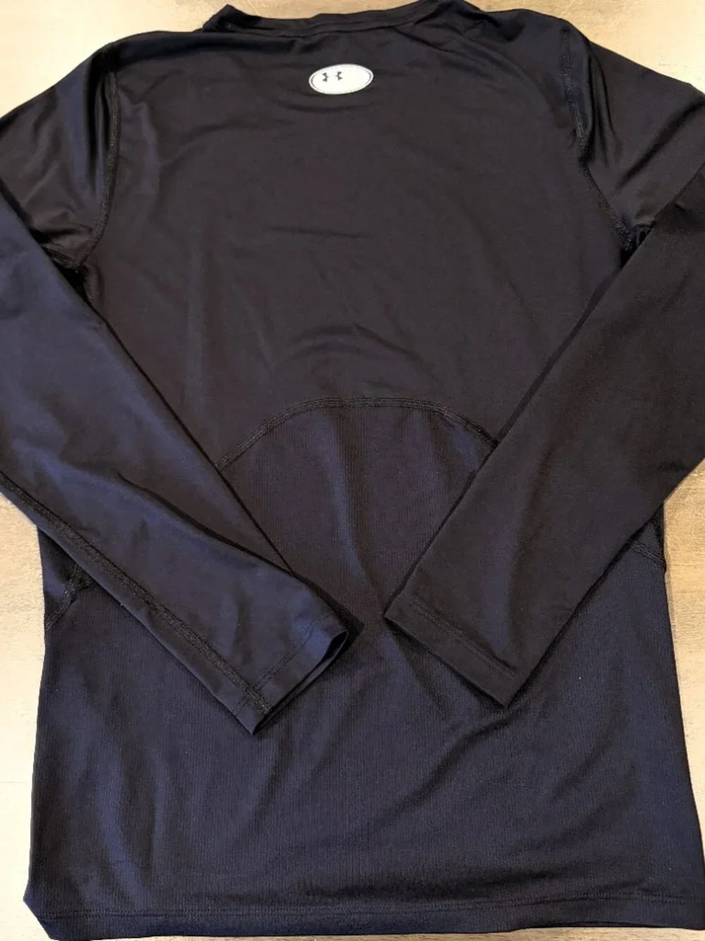 Under Armour Big Boys XL Black Long Sleeve Compression Shirt Athletic As Is